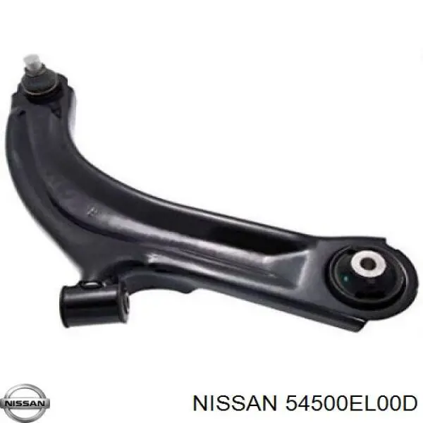 Compre 54500EL00D Nissan/Infiniti Braço oscilante inferior direito de suspensão dianteira