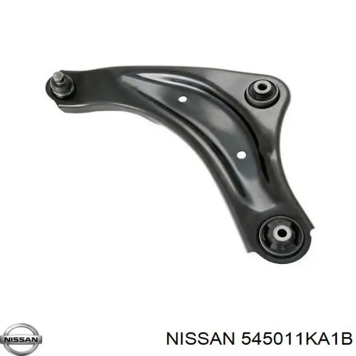 545011KA1B Nissan/Infiniti Braço oscilante inferior esquerdo de suspensão dianteira