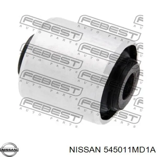 545011MD1A Nissan/Infiniti Braço oscilante inferior esquerdo de suspensão dianteira