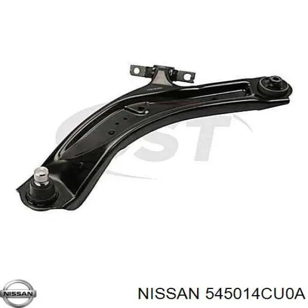 Compre 545014CU0A Nissan/Infiniti Braço oscilante inferior esquerdo de suspensão dianteira
