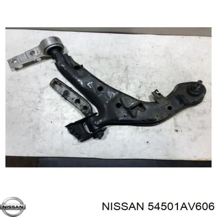 Compre 54501AV606 Nissan/Infiniti Braço oscilante inferior esquerdo de suspensão dianteira