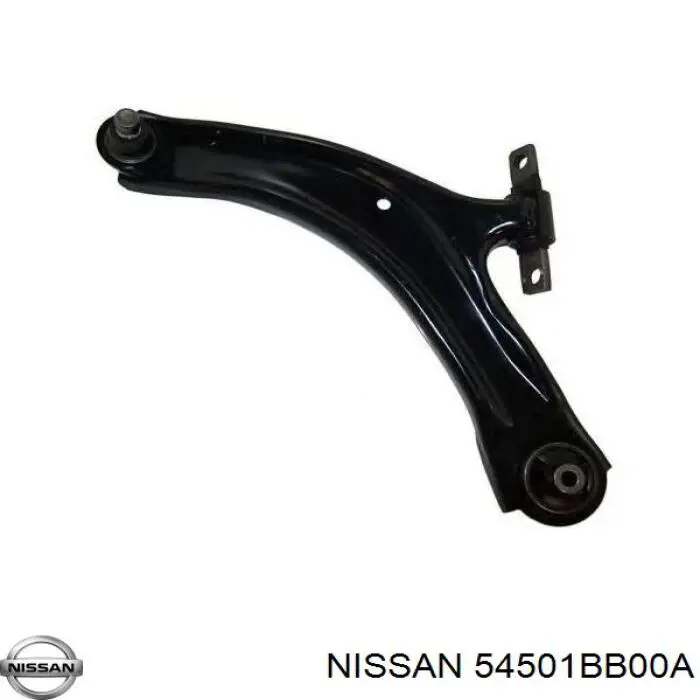 54501BB00A Nissan/Infiniti Braço oscilante inferior esquerdo de suspensão dianteira