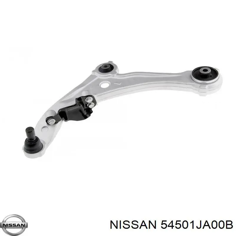 54501JA00B Nissan/Infiniti Braço oscilante inferior esquerdo de suspensão dianteira