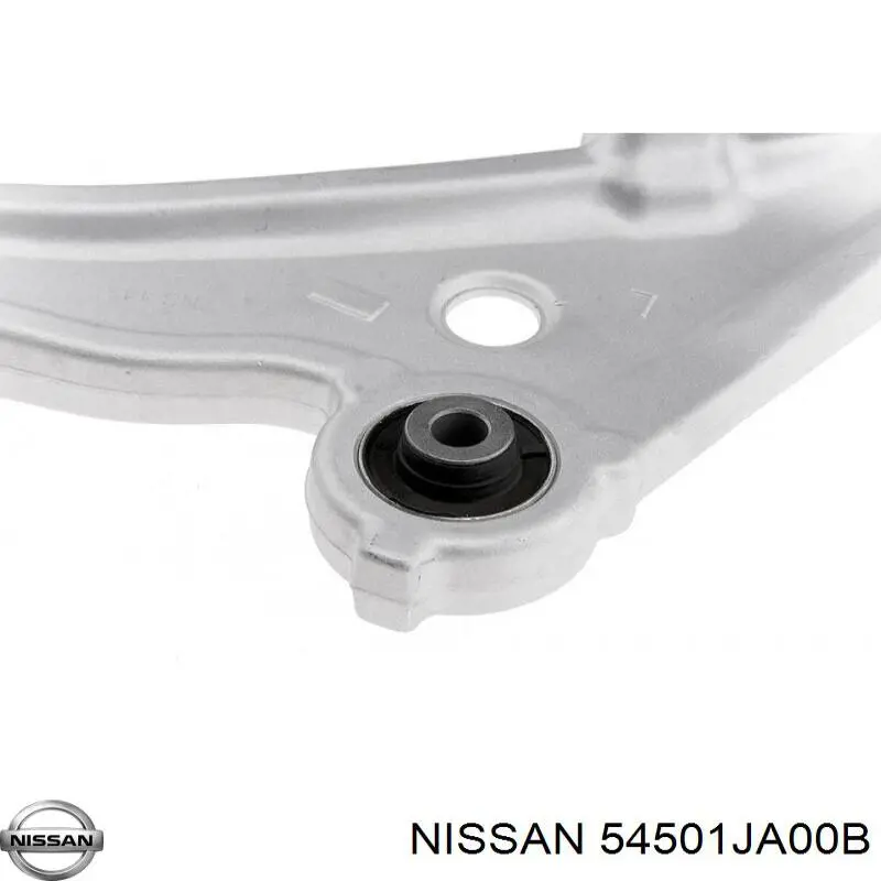 Braço oscilante inferior esquerdo de suspensão dianteira Nissan/Infiniti 54501JA00B