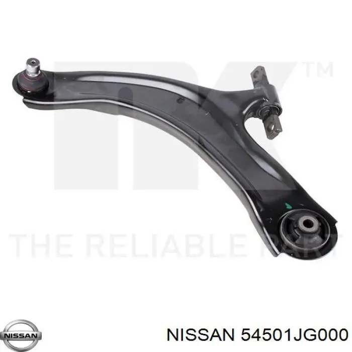 Braço oscilante inferior esquerdo de suspensão dianteira Nissan/Infiniti 54501JG000 preço, a partir de 67,30 USD