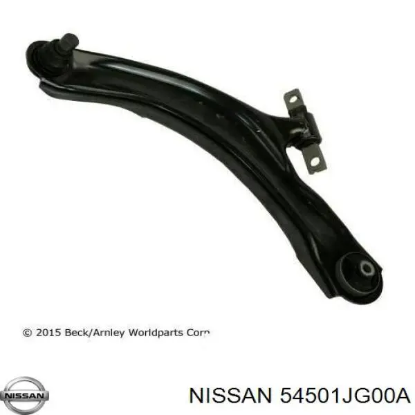 Braço oscilante inferior esquerdo de suspensão dianteira Nissan/Infiniti 54501JG00A preço, a partir de 73,82 USD