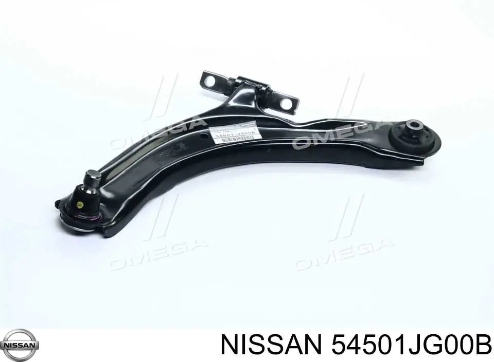 54501JG00B Nissan/Infiniti Braço oscilante inferior esquerdo de suspensão dianteira