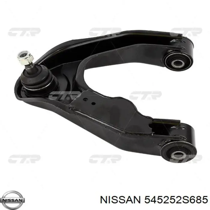 Compre 545252S685 Nissan/Infiniti Braço oscilante superior esquerdo de suspensão dianteira