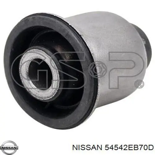 54542EB70D Nissan/Infiniti Bloco silencioso dianteiro do braço oscilante superior
