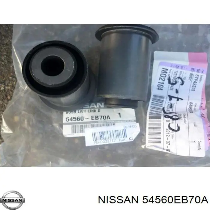 54560EB70A Nissan/Infiniti Bloco silencioso dianteiro do braço oscilante inferior