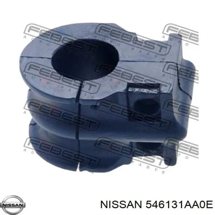 Compre 546131AA0E Nissan/Infiniti Bucha de estabilizador dianteiro
