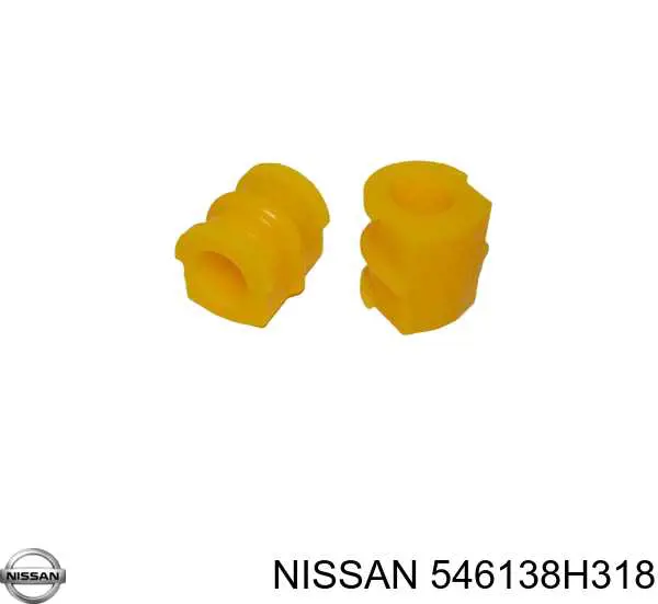546138H318 Nissan/Infiniti Bucha de estabilizador dianteiro