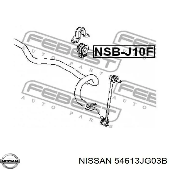 Bucha de estabilizador dianteiro Nissan/Infiniti 54613JG03B preço, a partir de 7,40 USD