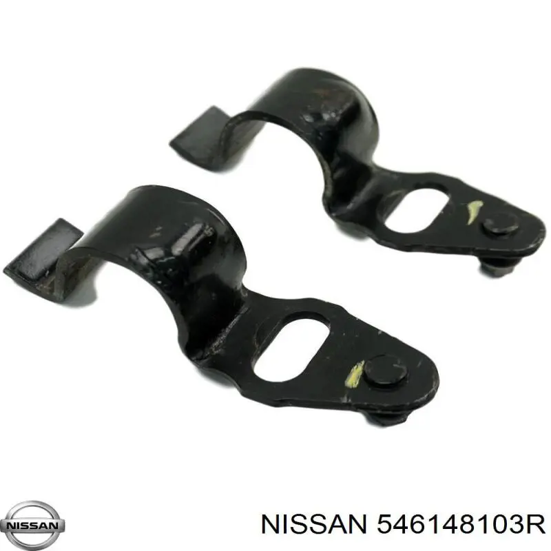 546148103R Renault (RVI) Braçadeira de fixação da bucha de estabilizador dianteiro