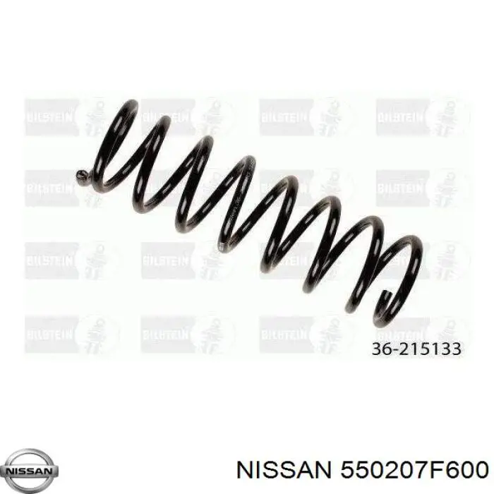 Compre 550207F600 Nissan/Infiniti Mola traseira