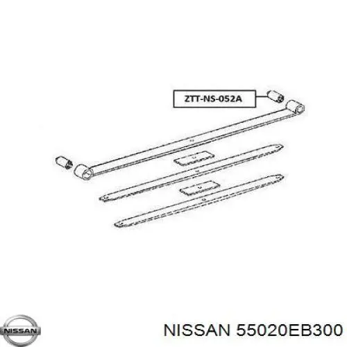 Compre 55020EB300 Nissan/Infiniti Suspensão de lâminas traseiro