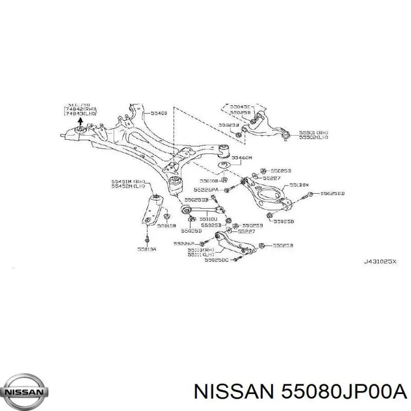 55080JP00A Nissan/Infiniti 