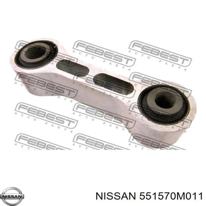 Bloco silencioso traseiro de braço oscilante transversal 551570M011 Nissan/Infiniti