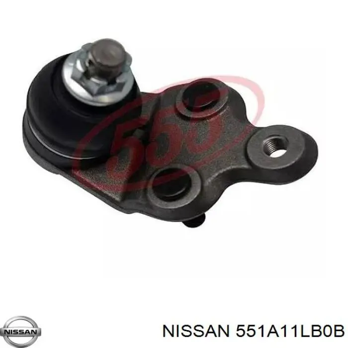 Compre 551A11LB0B Nissan/Infiniti Braço oscilante inferior esquerdo de suspensão traseira