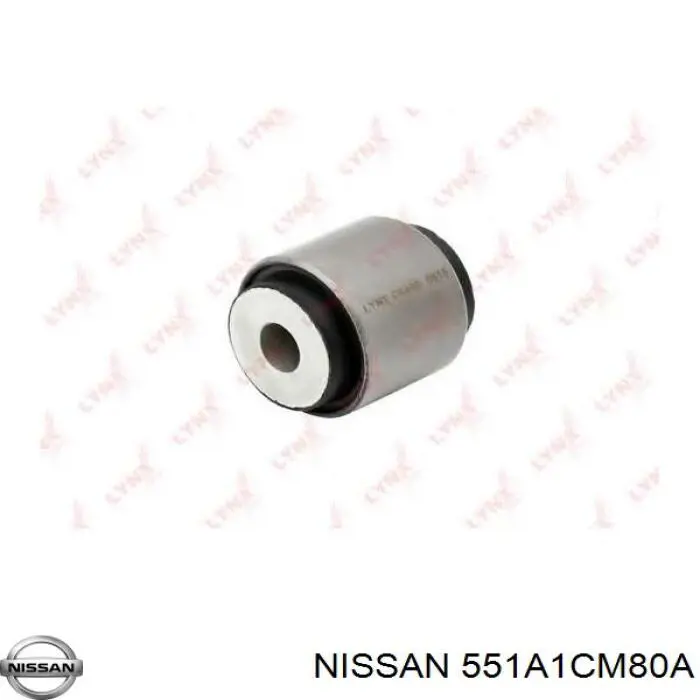 551A1CM80A Nissan/Infiniti Braço oscilante transversal esquerdo de suspensão traseira
