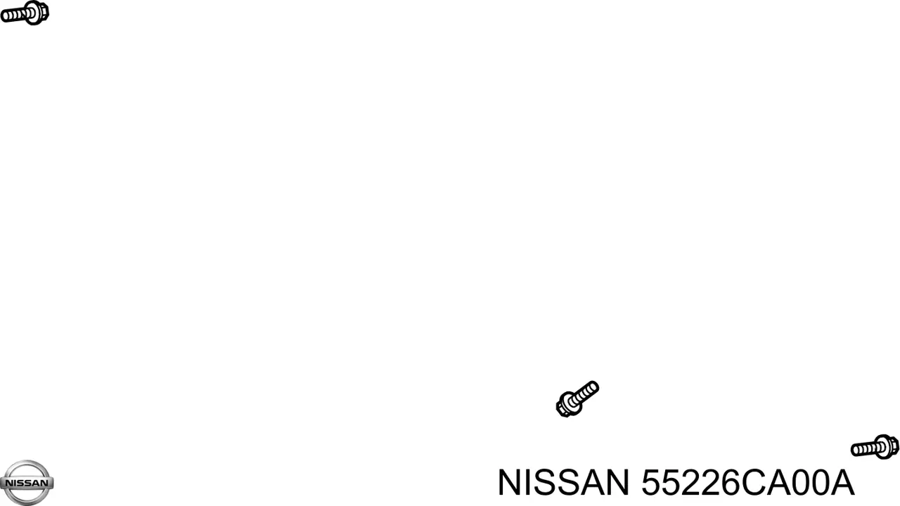 55226CA00A Nissan/Infiniti Parafuso de fixação do braço oscilante inferior traseiro, interno