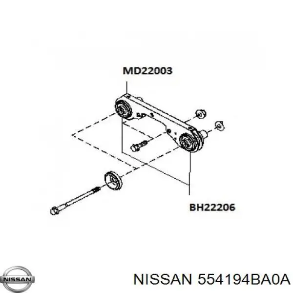 Consola (travessa) dianteira de redutor traseiro Nissan/Infiniti 554194BA0A preço, a partir de 103,86 USD