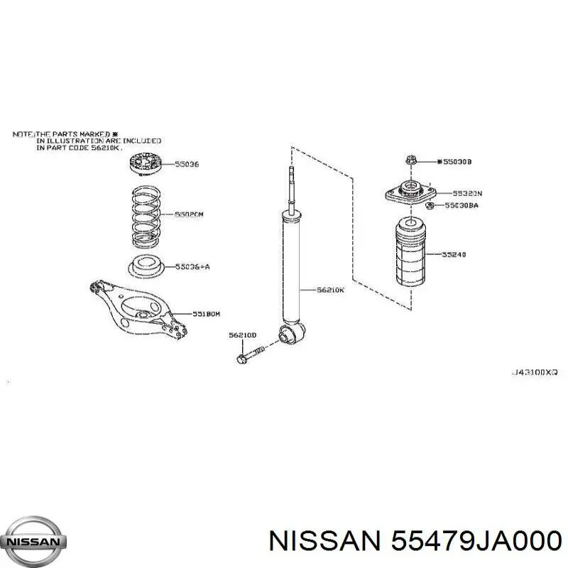 55479JA000 Nissan/Infiniti 