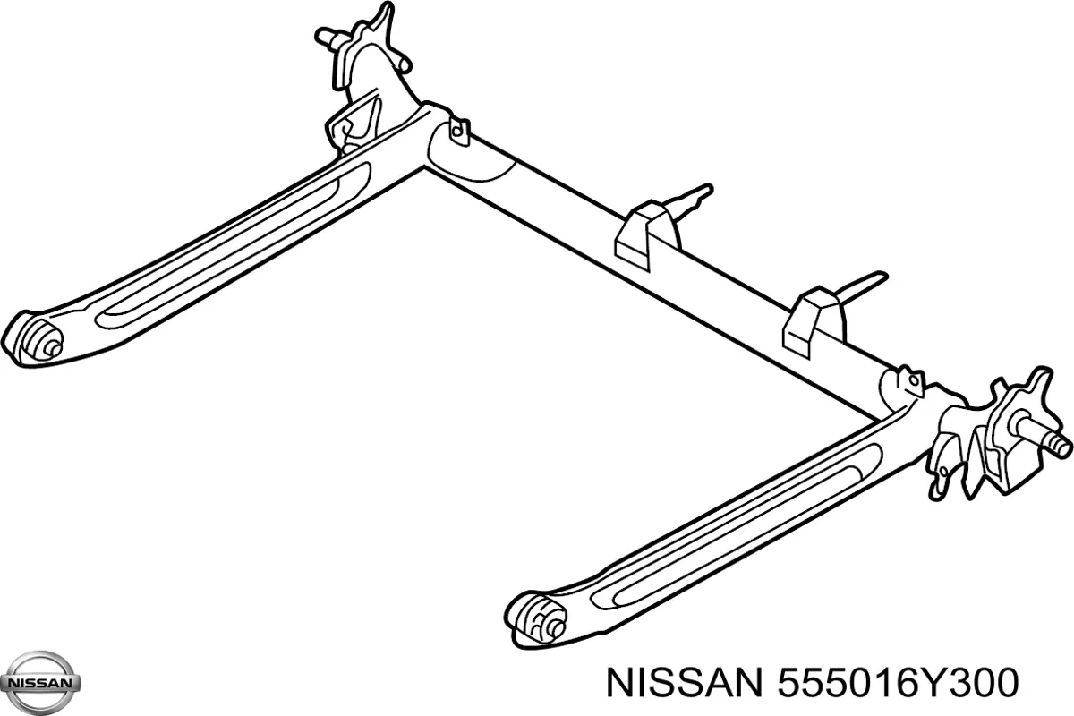 Compre 555016Y300 Nissan/Infiniti Viga de suspensão traseira (plataforma veicular)