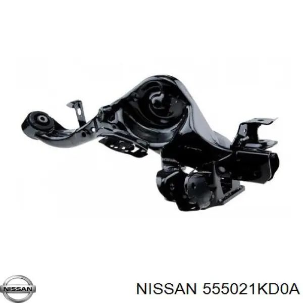 555021KD0A Nissan/Infiniti Braço oscilante inferior esquerdo de suspensão traseira
