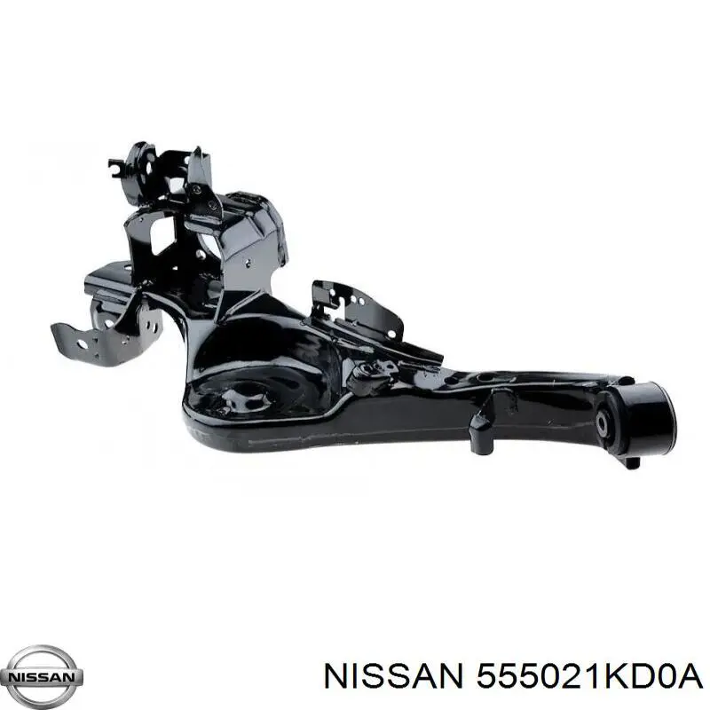 Braço oscilante inferior esquerdo de suspensão traseira 555021KD0A Nissan/Infiniti
