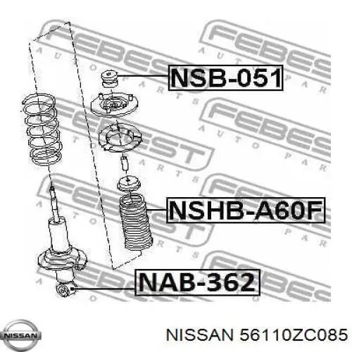 Amortecedor dianteiro Nissan/Infiniti 56110ZC085 preço, a partir de 173,54 USD