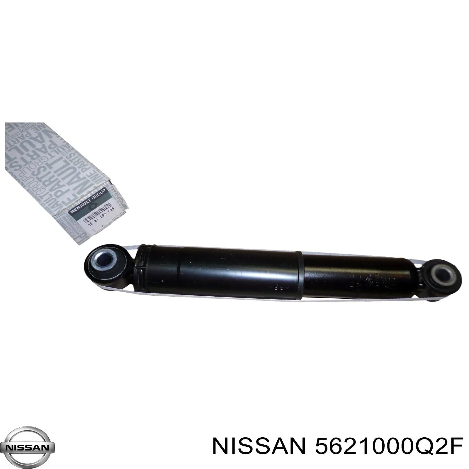 5621000Q2F Nissan/Infiniti Amortecedor traseiro