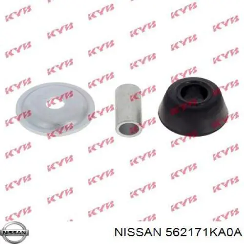 562171KA0A Nissan/Infiniti Bucha da haste de amortecedor traseiro