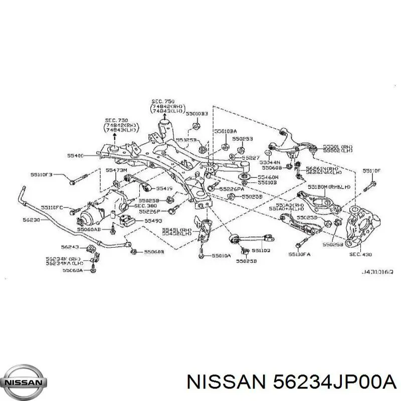 56234JP00A Nissan/Infiniti 