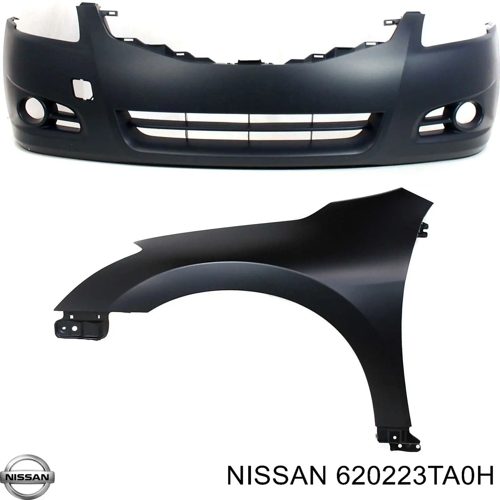 620223TA0H Nissan/Infiniti Pára-choque dianteiro