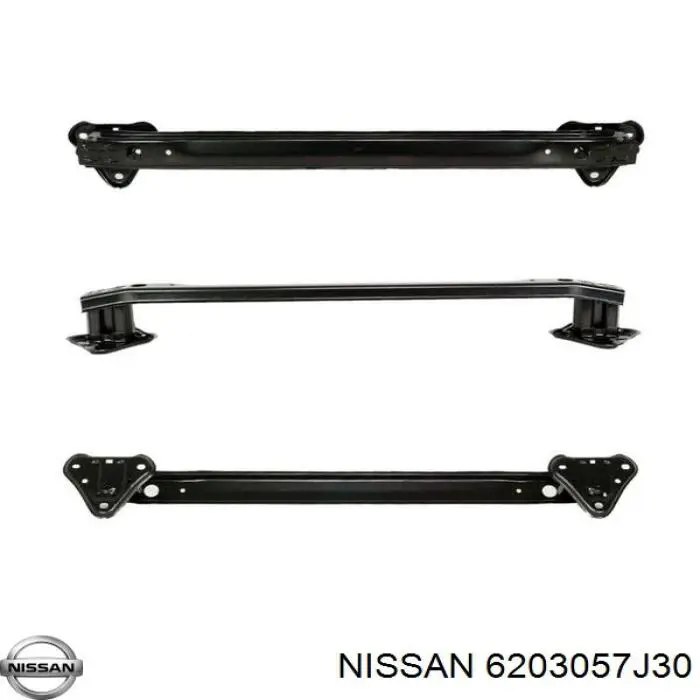 Compre 6203057J30 Nissan/Infiniti Reforçador do pára-choque dianteiro