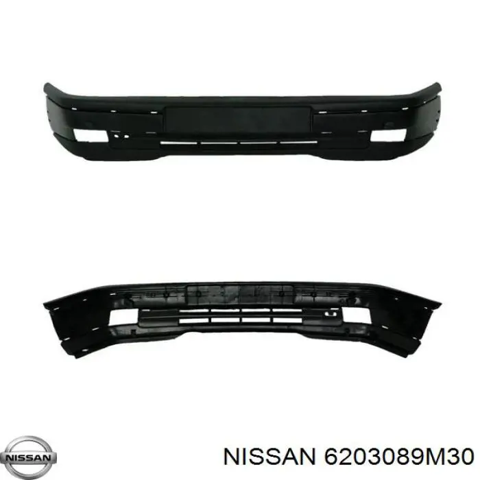 6203089M30 Nissan/Infiniti Reforçador do pára-choque traseiro