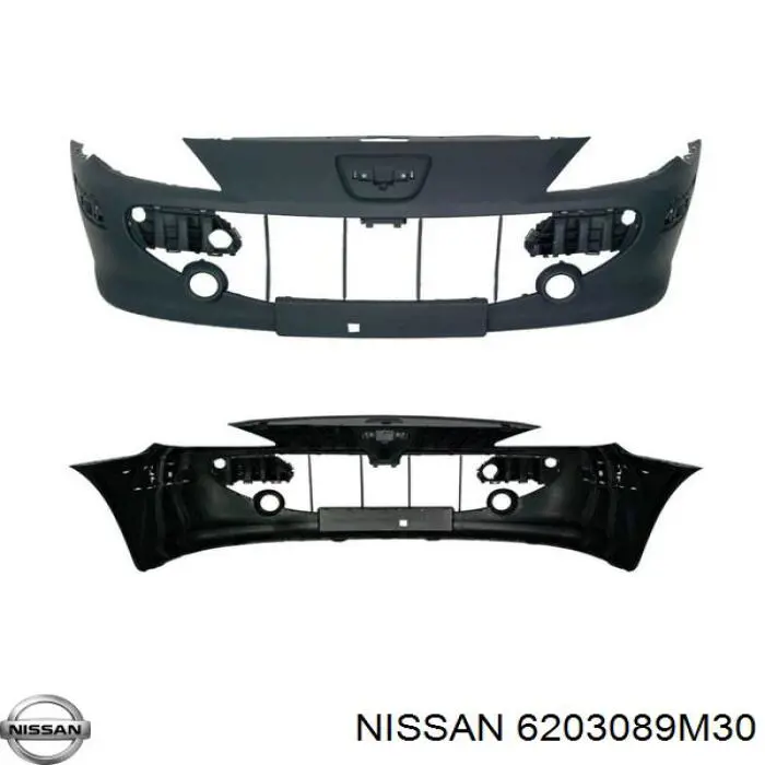 Compre 6203089M30 Nissan/Infiniti Reforçador do pára-choque traseiro