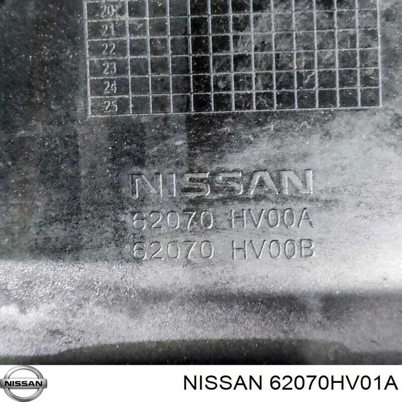 Placa sobreposta central do pára-choque dianteiro Nissan/Infiniti 62070HV01A preço, a partir de 120,40 USD