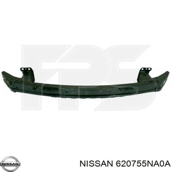 620755NA0A Nissan/Infiniti Grelha esquerda do pára-choque dianteiro