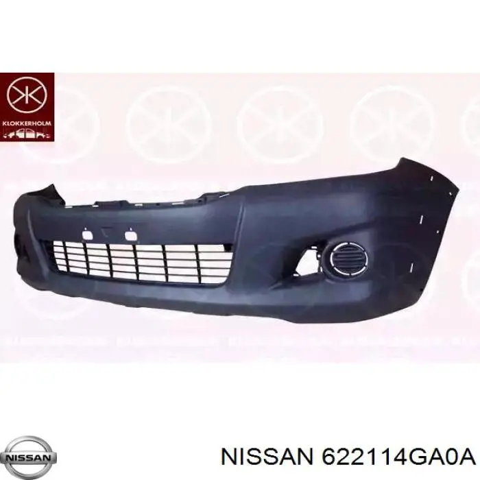 622114GA0A Nissan/Infiniti Consola de reforçador do pára-choque dianteiro