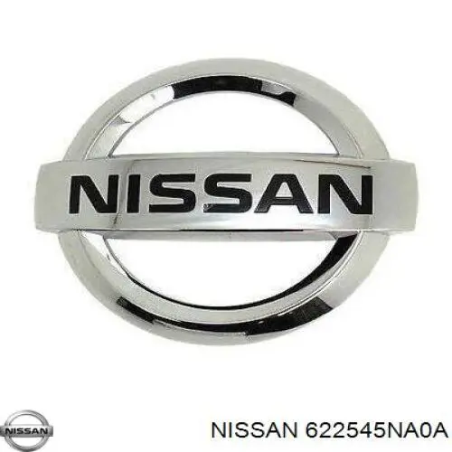 622545NA0A Nissan/Infiniti Grelha central do pára-choque dianteiro