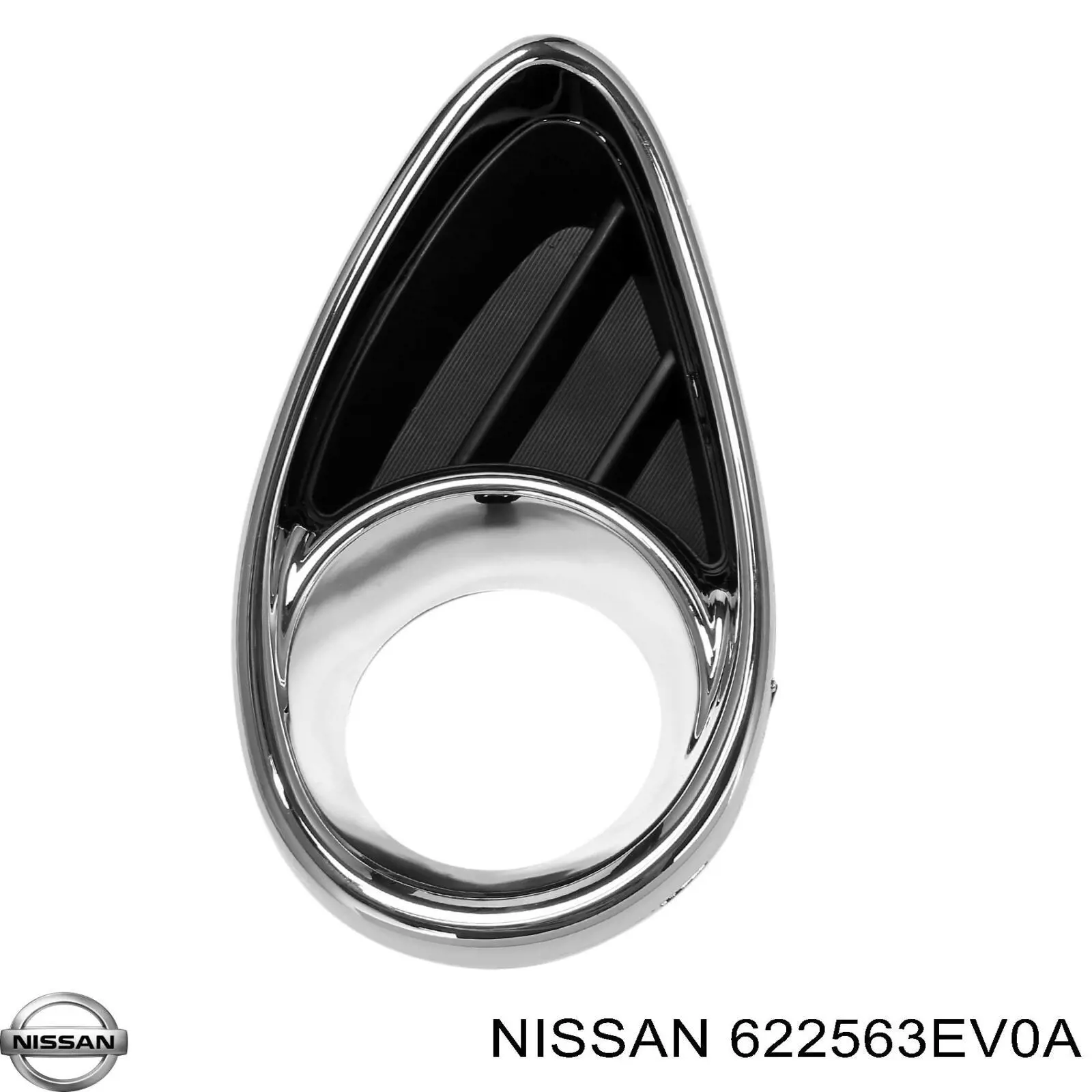Tampão (grelha) das luzes de nevoeiro do pára-choque dianteiro direito Nissan/Infiniti 622563EV0A preço, a partir de 54,81 USD