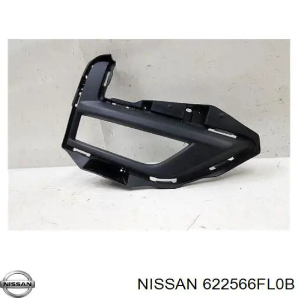 Compre 622566FL0B Nissan/Infiniti Grelha direita do pára-choque dianteiro