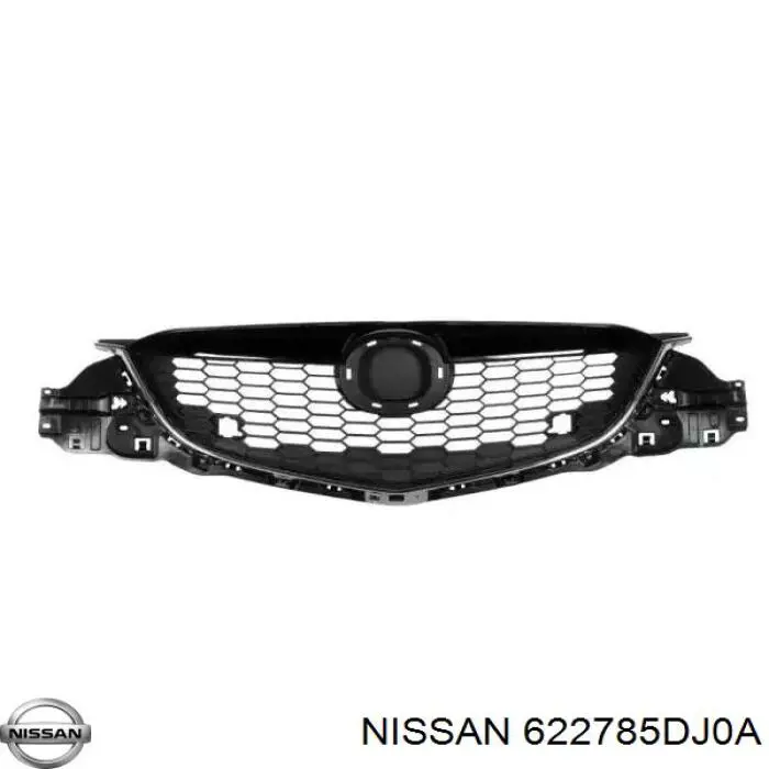 622785DJ0A Nissan/Infiniti Placa sobreposta do pára-choque dianteiro
