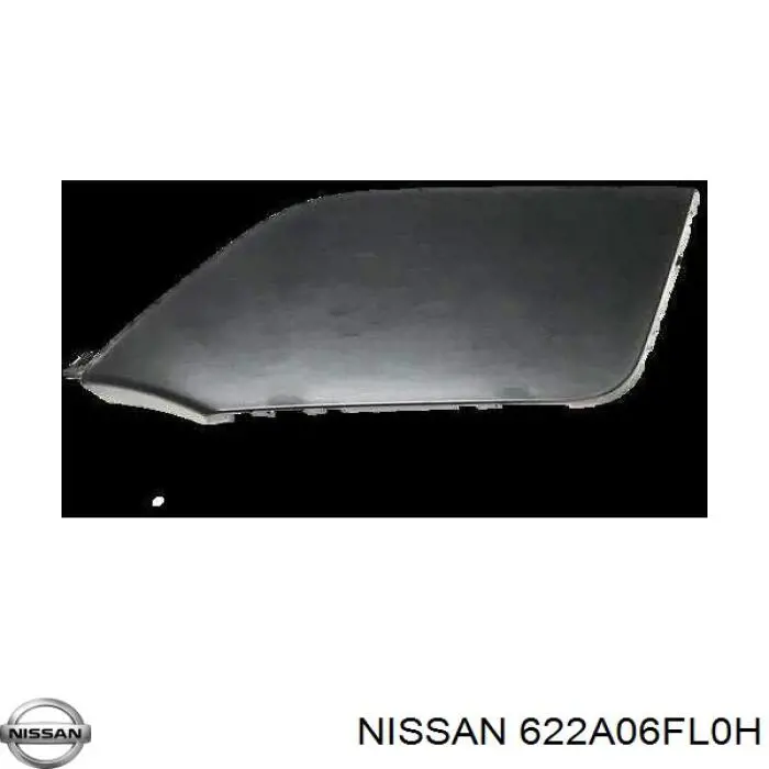 622A06FL0H Nissan/Infiniti Tampão dianteira do pára-choque do gancho de reboque