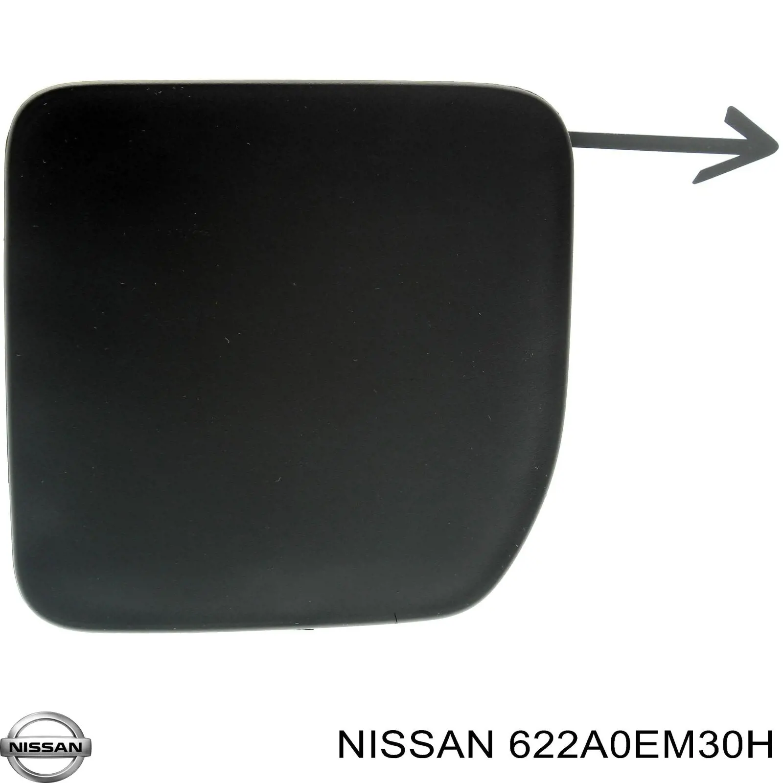 Compre 622A0EM30H Nissan/Infiniti Tampão dianteira do pára-choque do gancho de reboque