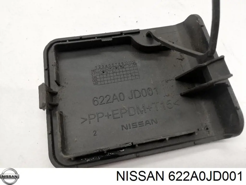 622A0JD001 Nissan/Infiniti Tampão dianteira do pára-choque do gancho de reboque
