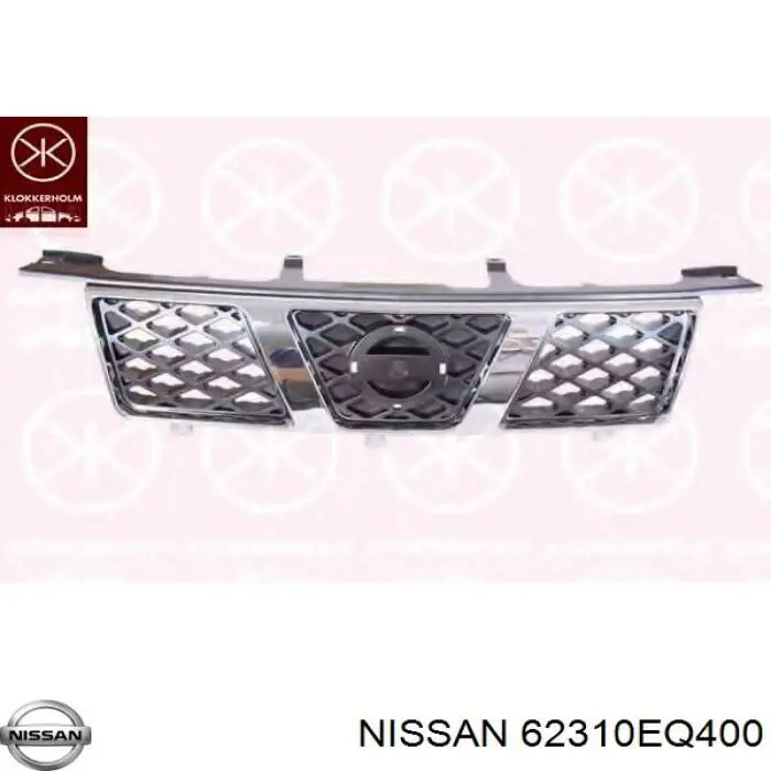Grelha do radiador Nissan/Infiniti 62310EQ400 preço, a partir de 122,58 USD