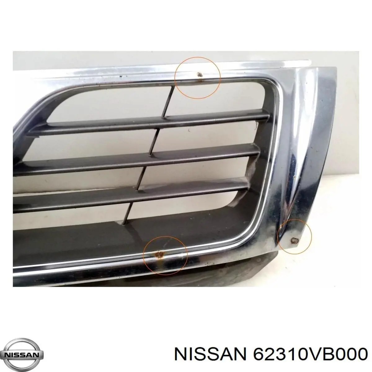 Grelha do radiador Nissan/Infiniti 62310VB000 preço, a partir de 195,37 USD